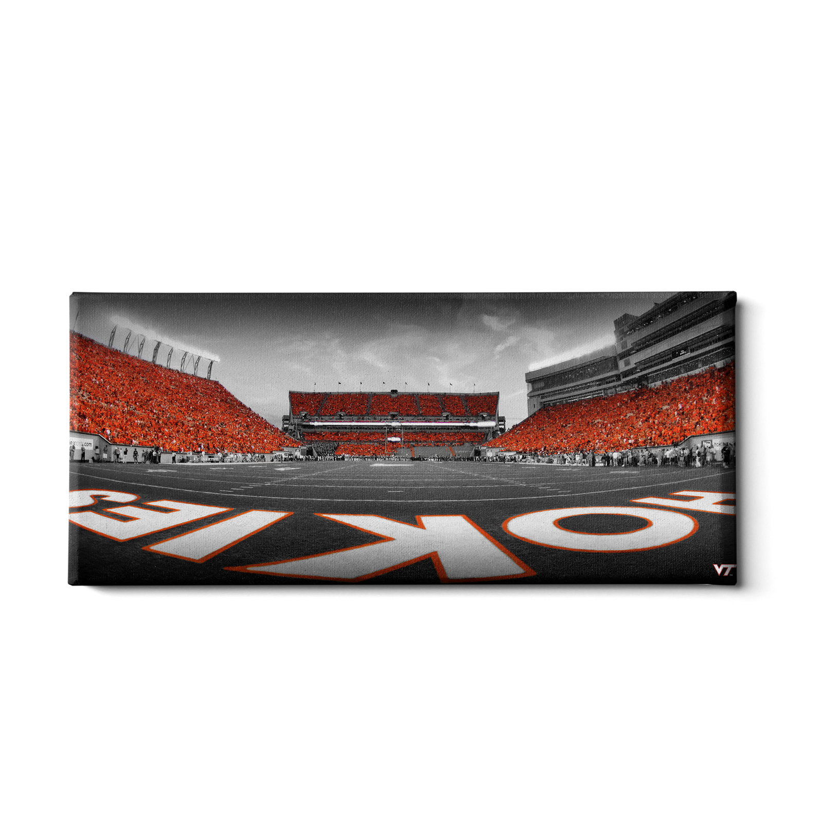 Virginia Tech Hokies - Lane Stadium End Zone Pano - College Wall Art #Canvas