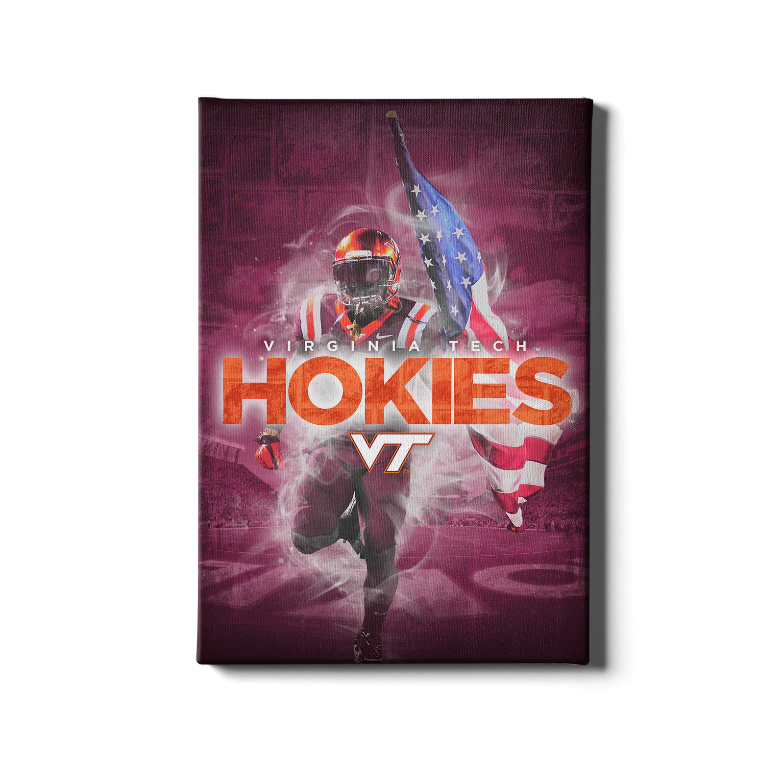 Virginia Tech Hokies - Hokie Smoke - College Wall Art #Canvas
