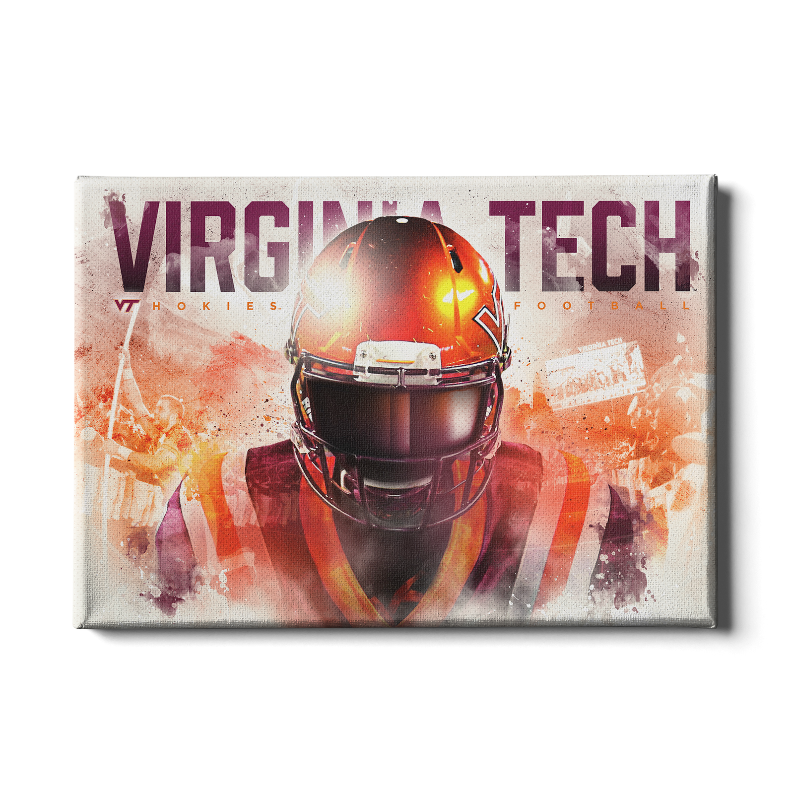 Virginia Tech Hokies - Hokie Double - College Wall Art #Canvas