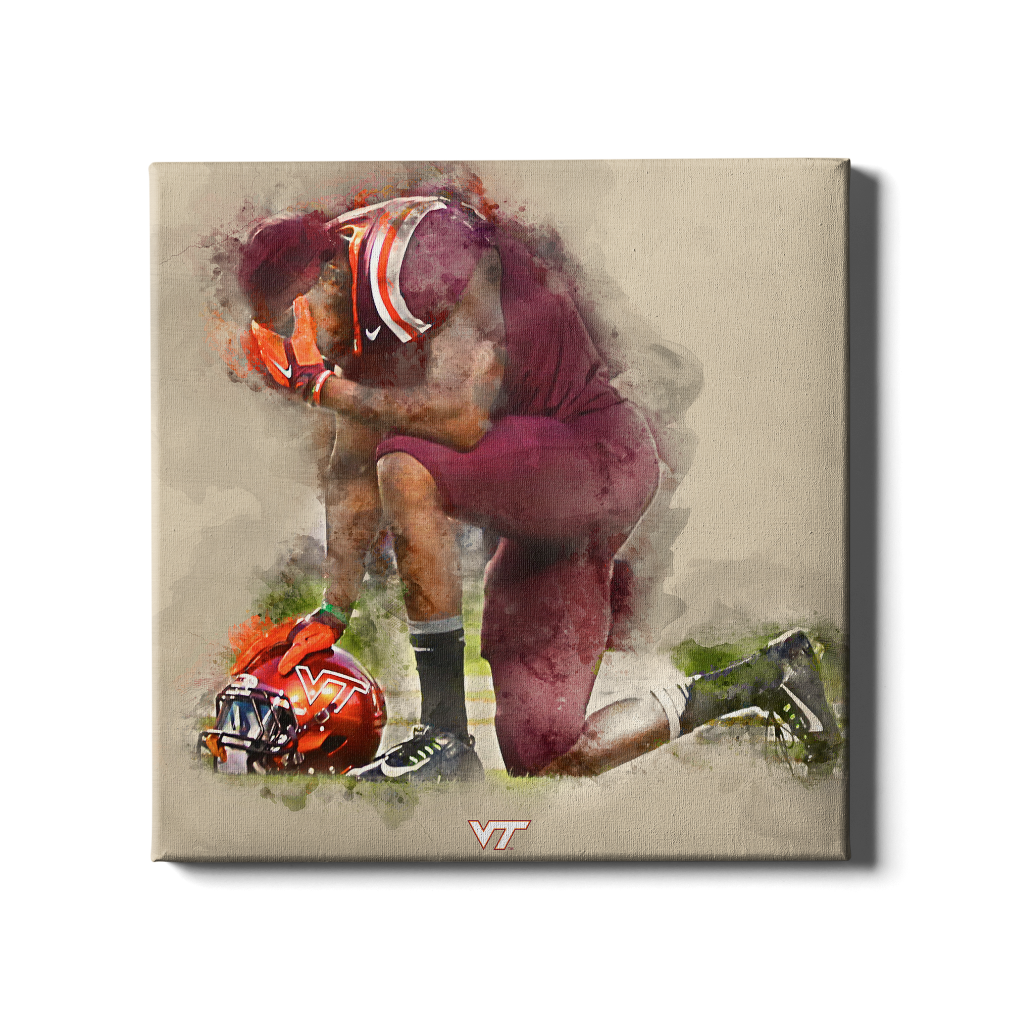 Virginia Tech Hokies - VT Pray - College Wall Art #Canvas