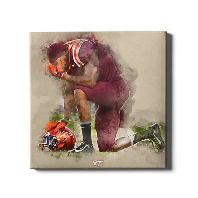 Virginia Tech Hokies - VT Pray - College Wall Art #Canvas