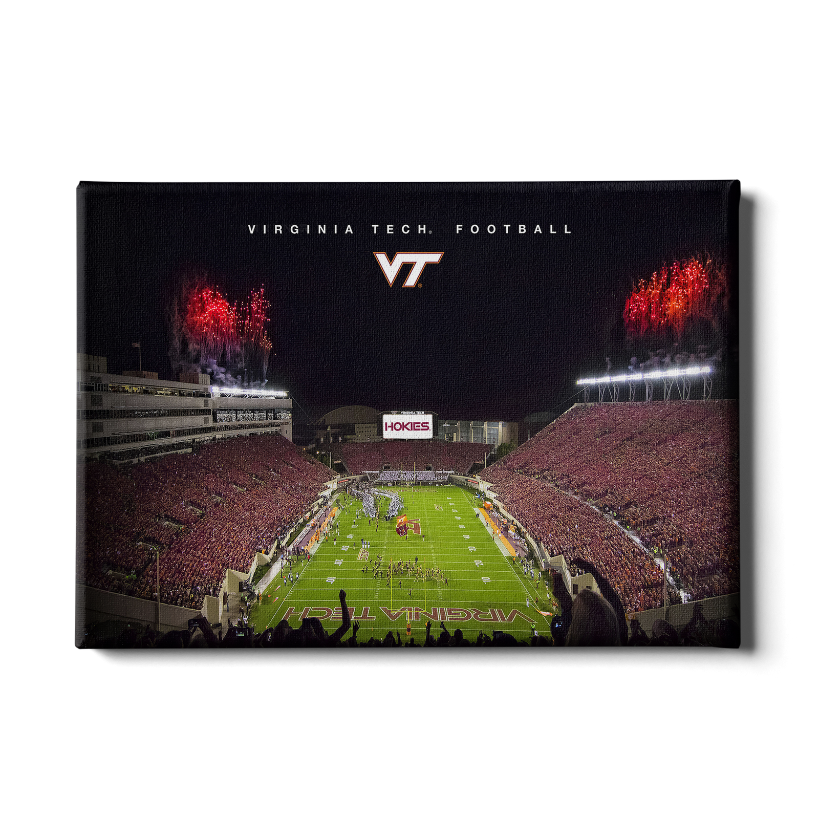 Virginia Tech Hokies - Enter VT Football - College Wall Art #Canvas