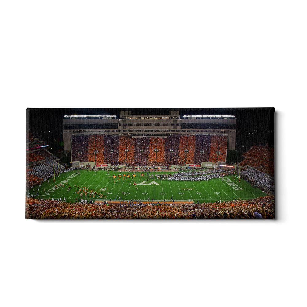 Virginia Tech Hokies - Stripe Out Lane Stadium Pano - College Wall Art #Canvas