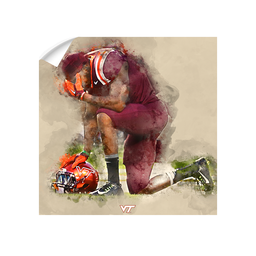Virginia Tech Hokies - VT Pray - College Wall Art #Canvas