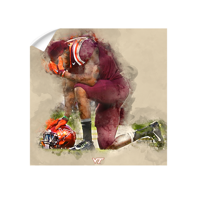 Virginia Tech Hokies - VT Pray - College Wall Art #Wall Decal