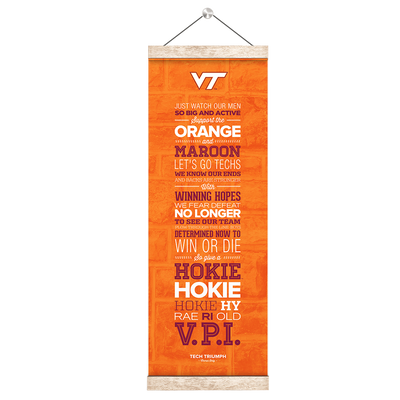 Virginia Tech Hokies - Tech Triumph - College Wall Art #Hanging Canvas