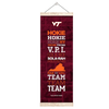 Virginia Tech Hokies - Old Hokie Cheer - College Wall Art #Hanging Canvas