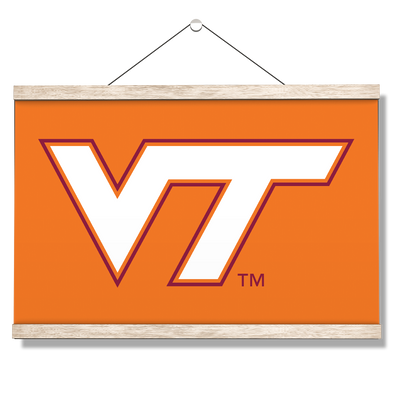 Virginia Tech Hokies - VT Orange - College Wall Art #Hanging Canvas