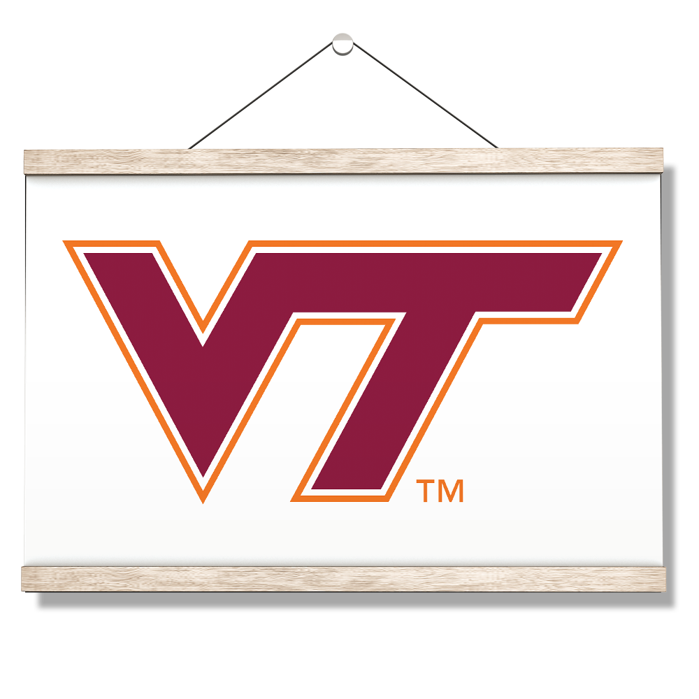 Virginia Tech Hokies - VT White - College Wall Art #Canvas