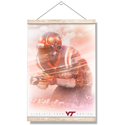 Virginia Tech Hokies - Lets Go VT Hokies - College Wall Art #Hanging Canvas