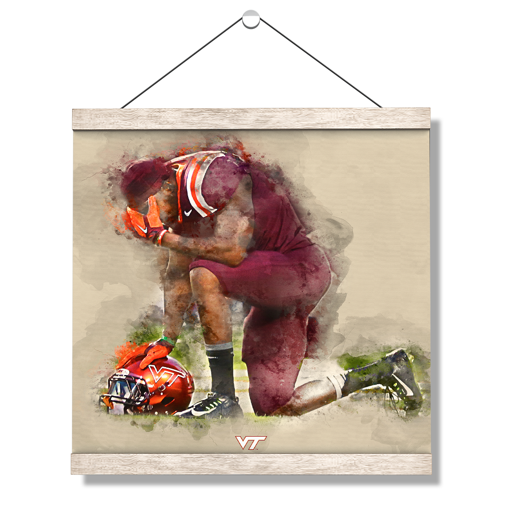 Virginia Tech Hokies - VT Pray - College Wall Art #Canvas
