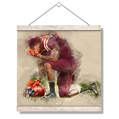 Virginia Tech Hokies - VT Pray - College Wall Art #Hanging Canvas