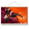 Virginia Tech Hokies - Maroon & Orange - College Wall Art #Hanging Canvas