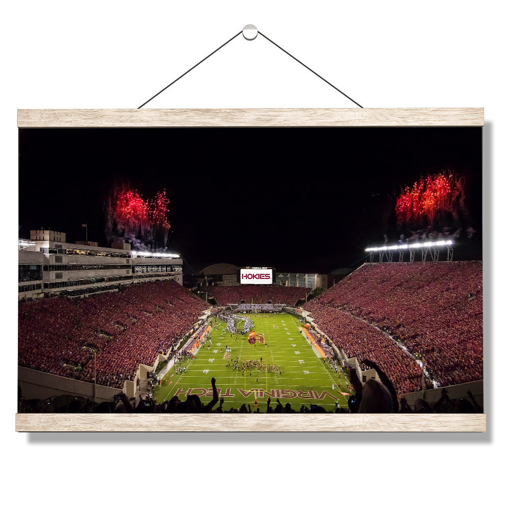 Virginia Tech Hokies - Enter Sandman Lane Stadium - College Wall Art #Canvas