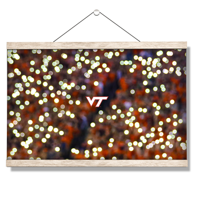 Virginia Tech Hokies - Light Up Lane - College Wall Art #Hanging Canvas