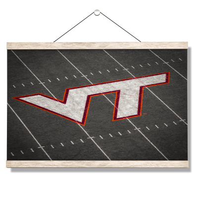 Virginia Tech Hokies - VT 50 Yard Line - College Wall Art #Hanging Canvas