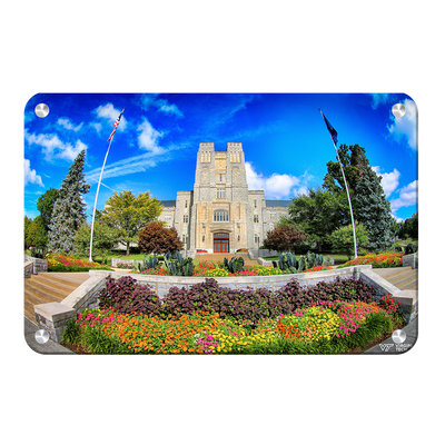 Virginia Tech Hokies - Summer Burress Hall - College Wall Art #Metal