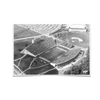 Virginia Tech Hokies - Vintage Aerial Lane Stadium - College Wall Art #Poster