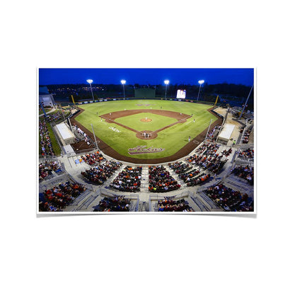 Virginia Tech Hokies - Night Time Union Park - College Wall Art #Poster