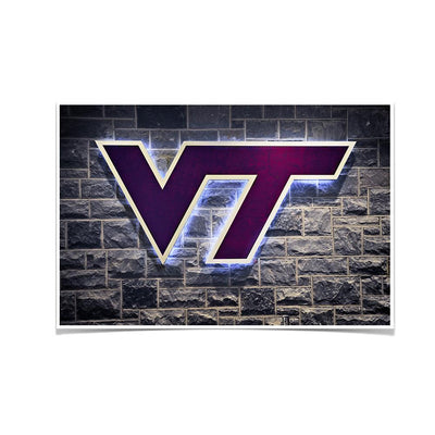 Virginia Tech Hokies - Locker Room - College Wall Art #Poster