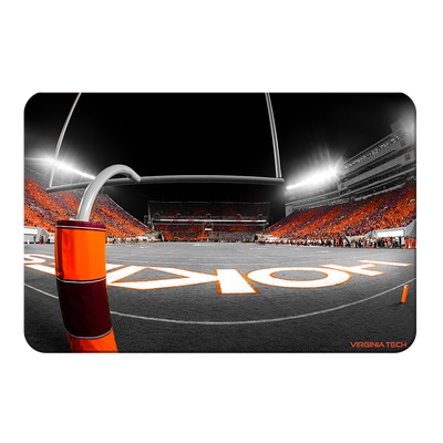 Virginia Tech Hokies - Thru the Hokie Striped Goal Post - College Wall Art #PVC