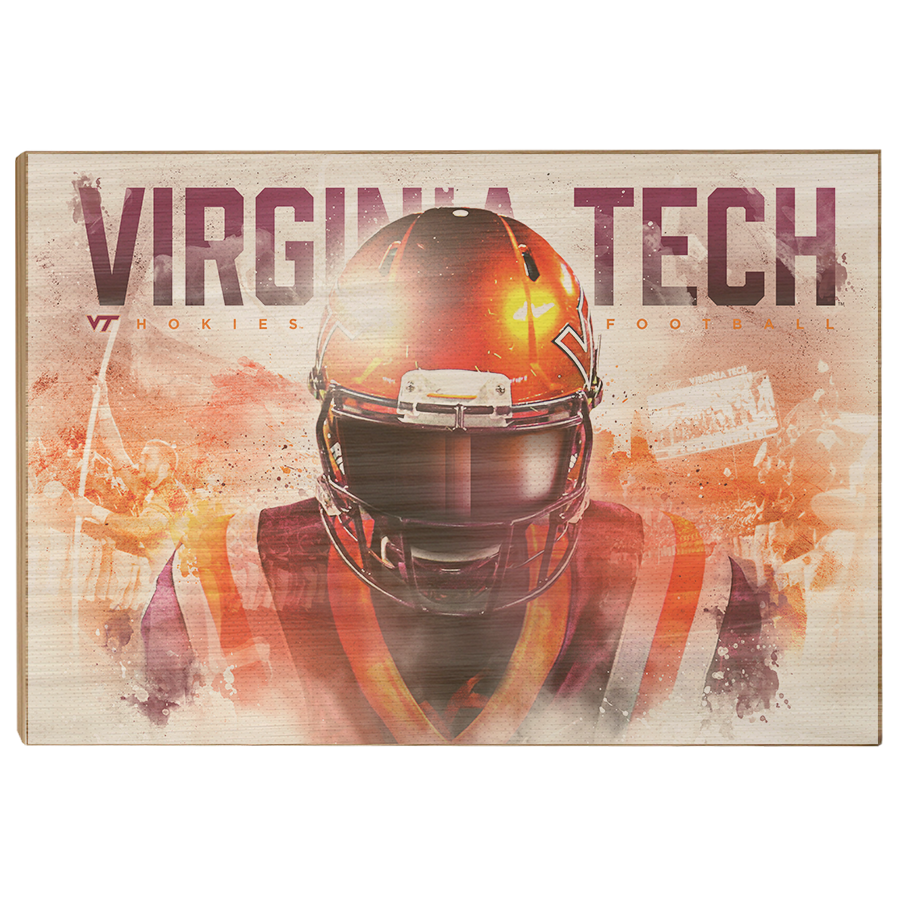 Virginia Tech Hokies - Hokie Double - College Wall Art #Canvas