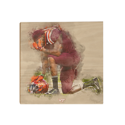 Virginia Tech Hokies - VT Pray - College Wall Art #Wood