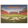 Virginia Tech Hokies - VT Tech Football - College Wall Art #Wood