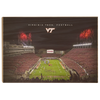 Virginia Tech Hokies - Enter VT Football - College Wall Art #Wood