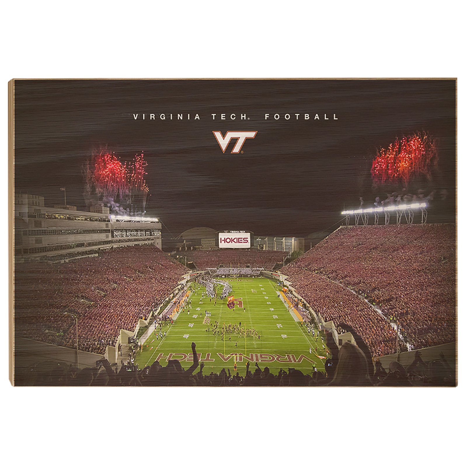 Virginia Tech Hokies - Enter VT Football - College Wall Art #Canvas