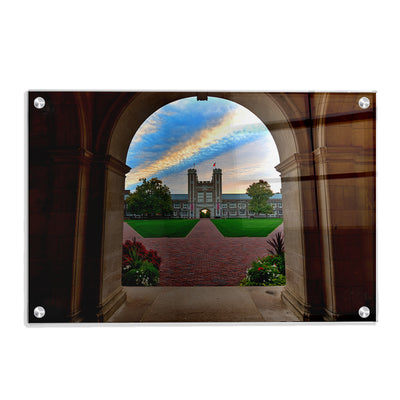 Washington University Bears - Brookings Rainbow - College Wall Art #Acrylic