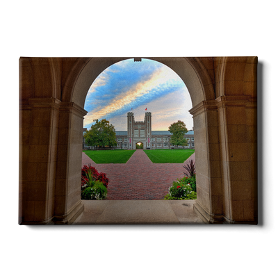 Washington University Bears - Brookings Rainbow - College Wall Art #Canvas