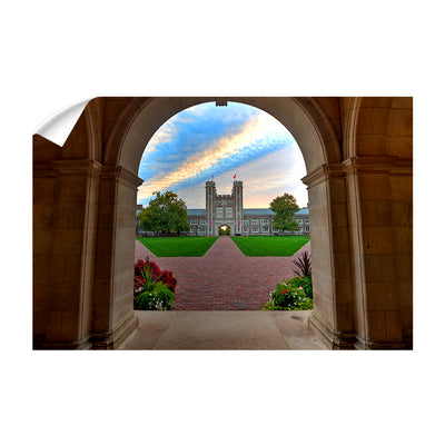 Washington University Bears - Brookings Rainbow - College Wall Art #Wall Decal