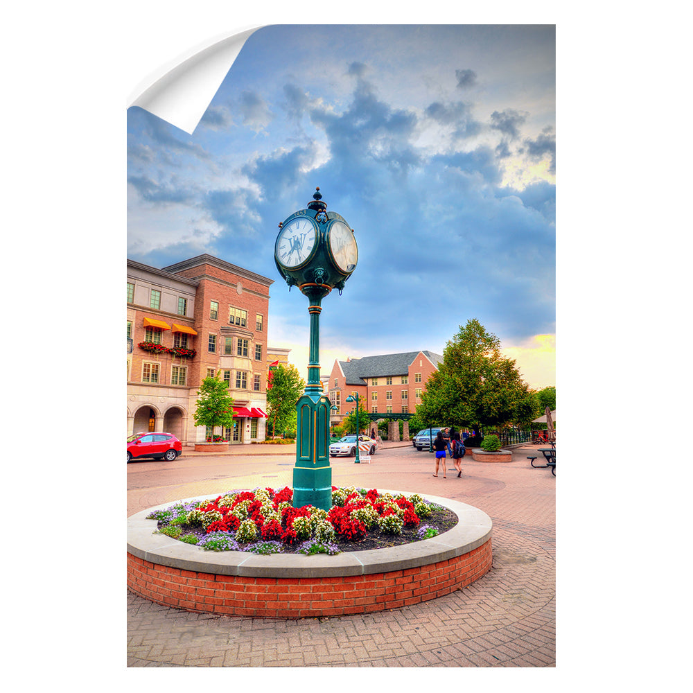 Washington University Bears - Clock Tower - College Wall Art #Canvas