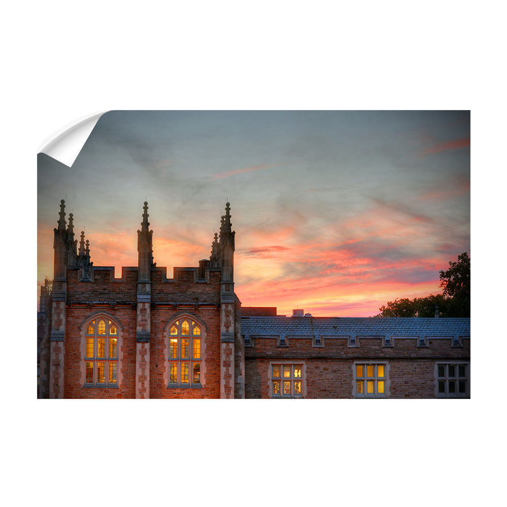 Washington University Bears - Hall Sunset - College Wall Art #Canvas