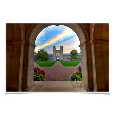 Washington University Bears - Brookings Rainbow - College Wall Art #Poster