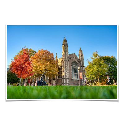 Washington University Bears - Autumn - College Wall Art #Poster