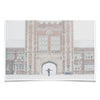 WashU - Brookings Winter Snow - College Wall Art #Poster