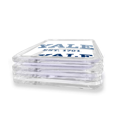 Yale Bulldogs - Yale Established 1701 Drink Coaster