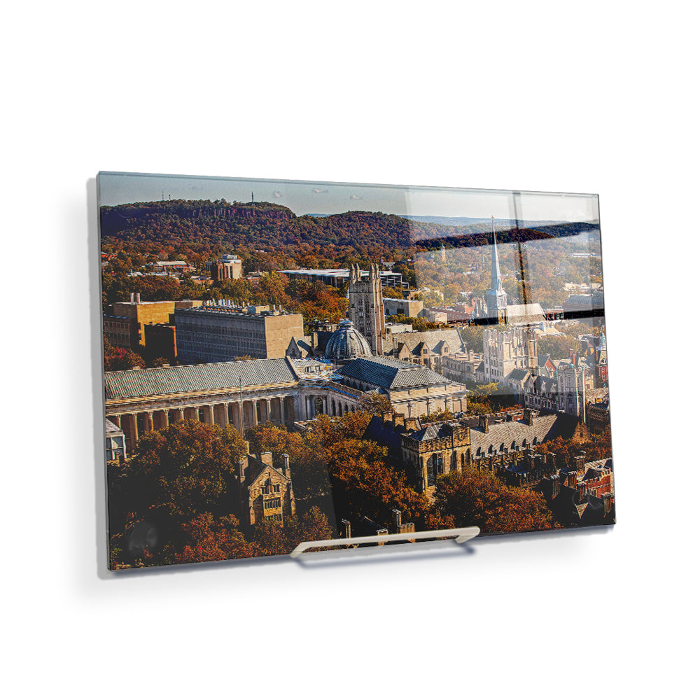 Yale Bulldogs - Yale Autumn Aerial #Canvas