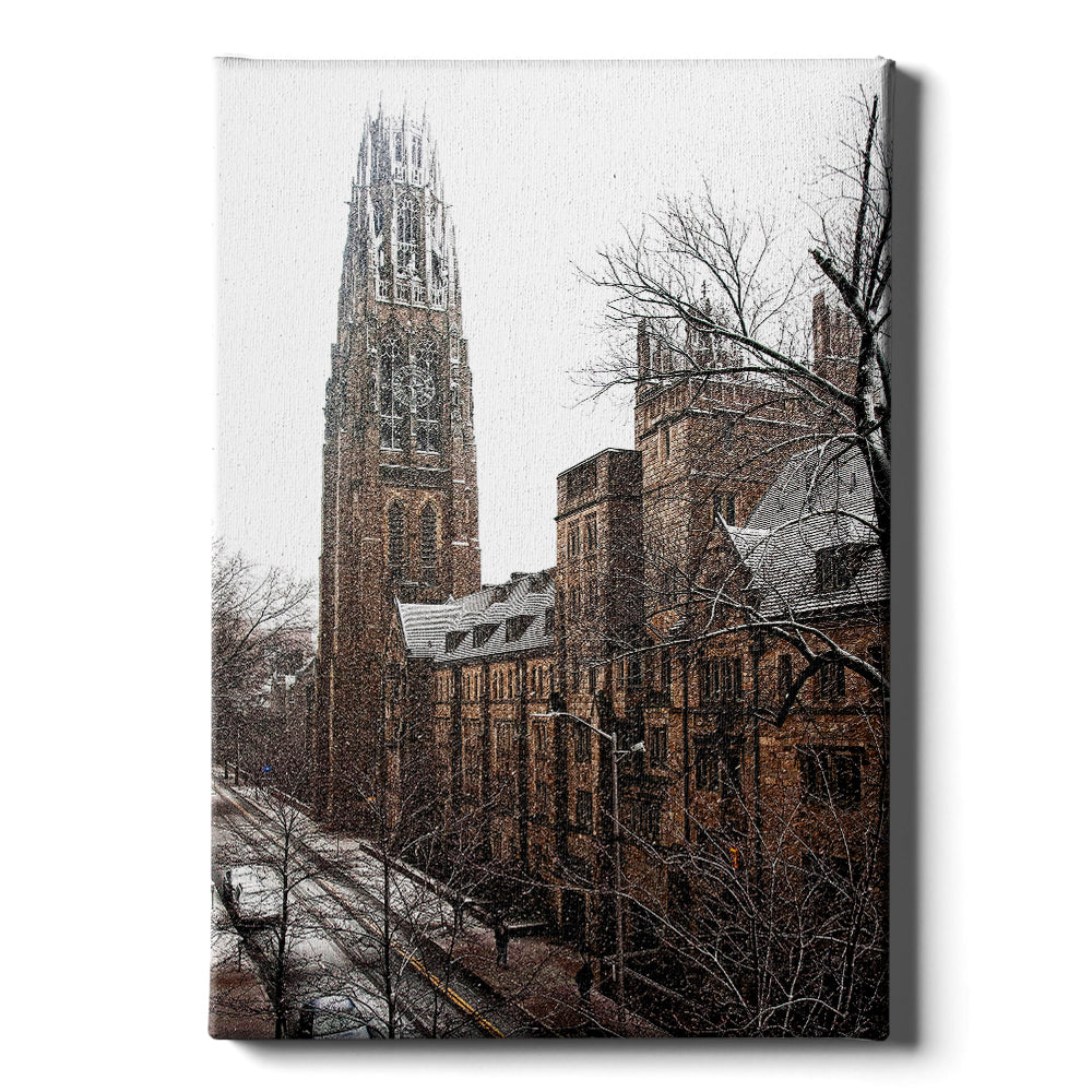 Yale Bulldogs - Harkness Winter -College Wall Art #Canvas