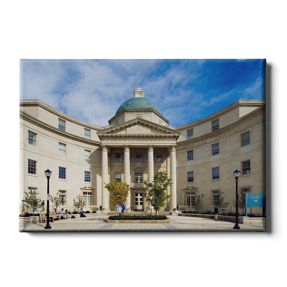 Yale Bulldogs - Sterling Hall of Medicine - College Wall Art #Canvas