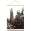 Yale Bulldogs - Harkness Winter -College Wall Art #Hanging Canvas