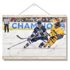 Yale Bulldogs - Mens Hockey - College Wall Art #Hanging Canvas