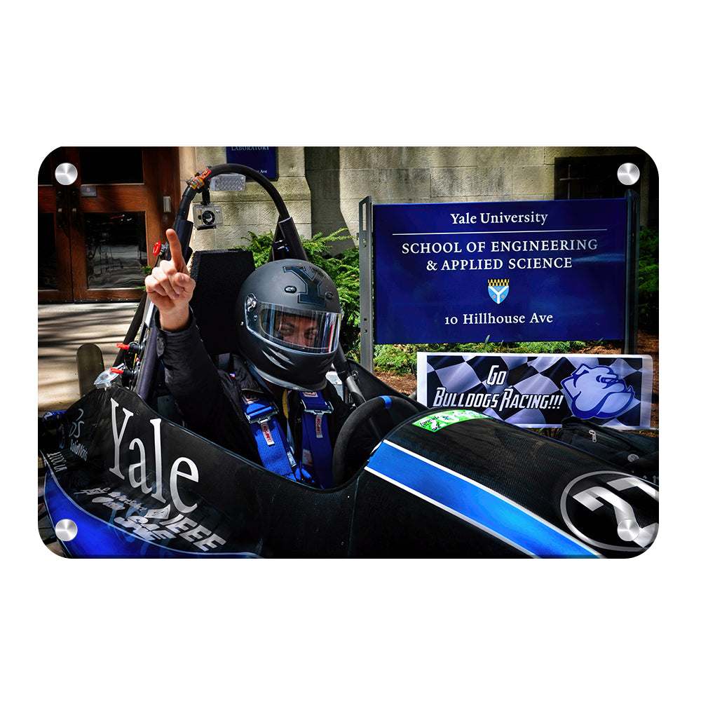Yale Bulldogs - Bull Dog Racing #Canvas