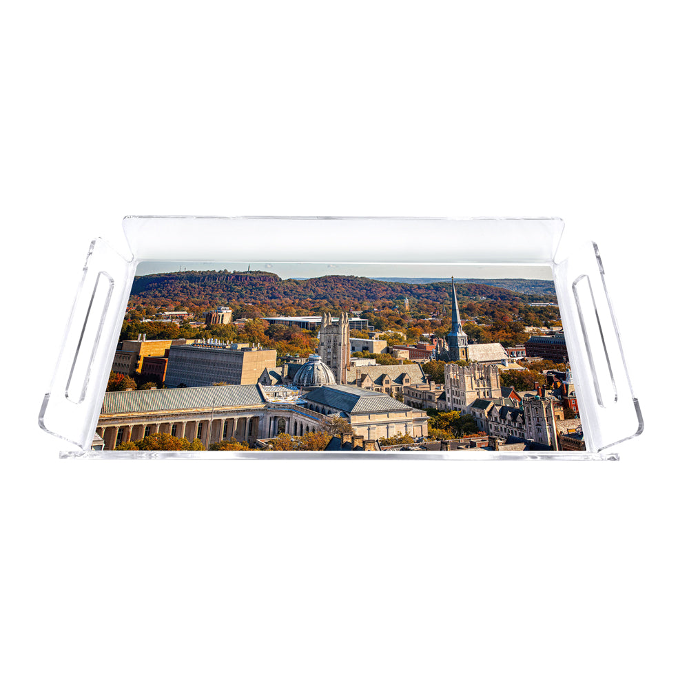 Yale Bulldogs - Yale Autumn Aerial Decorative Tray